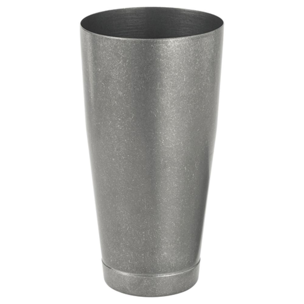 Winco BASK-28CS Shaker Cup, 28 oz, Crafted Steel Finish, 18/8 SS