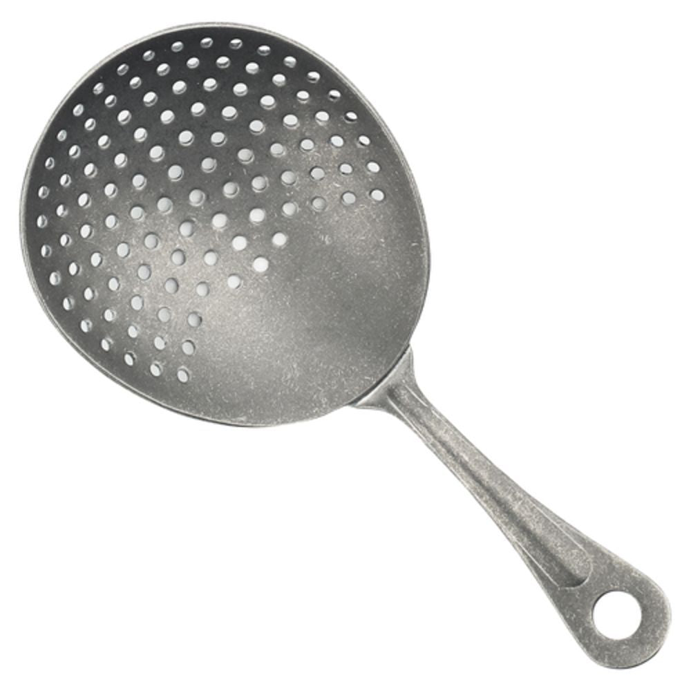 Winco BAJS-6CS Julep Strainer, 6-3/8"L, 18/8 SS, Crafted Steel Finish