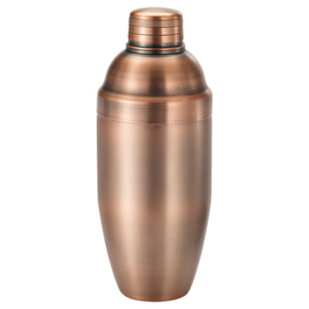Winco BASS-24AC After 5 Shaker Set, 24 oz, 3-Piece, Antique Copper Finish