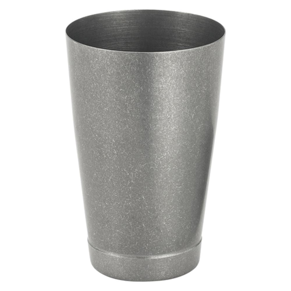 Winco BASK-20CS Shaker Cup, 20 oz, 18/8 Stainless Steel, Crafted Finish