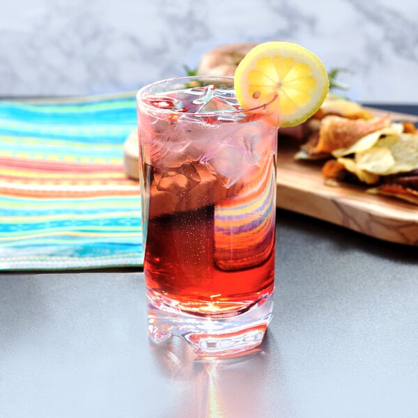 GET SW-1426-1-SAN-CL Roc N' Roll 14 oz. Customizable SAN Plastic Highball Glass - 24/Case