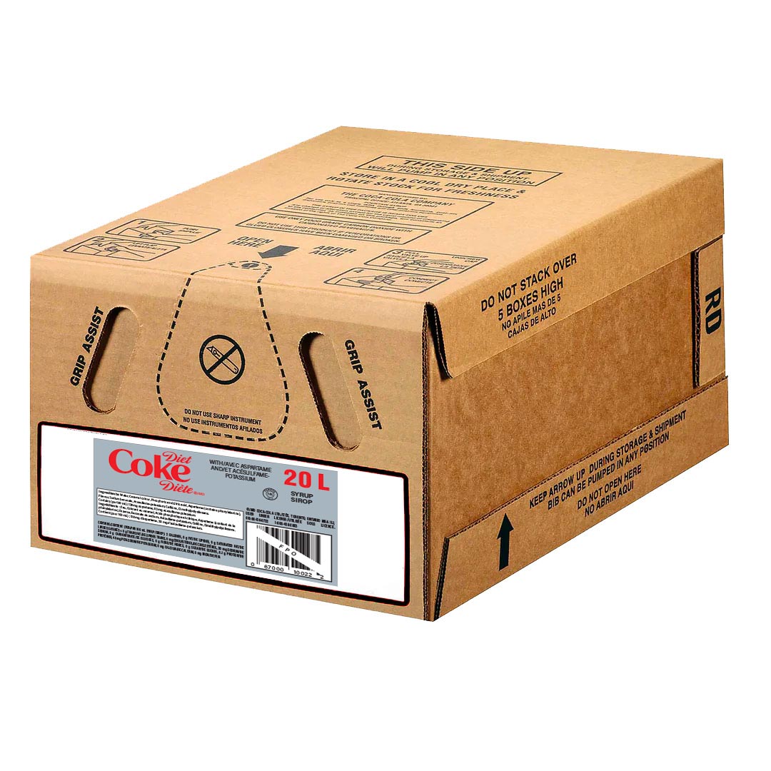 20 L Fountain Syrups (BIBS) - Coca Cola, Sprite, Giner Ale, Diet Coke, Fanta