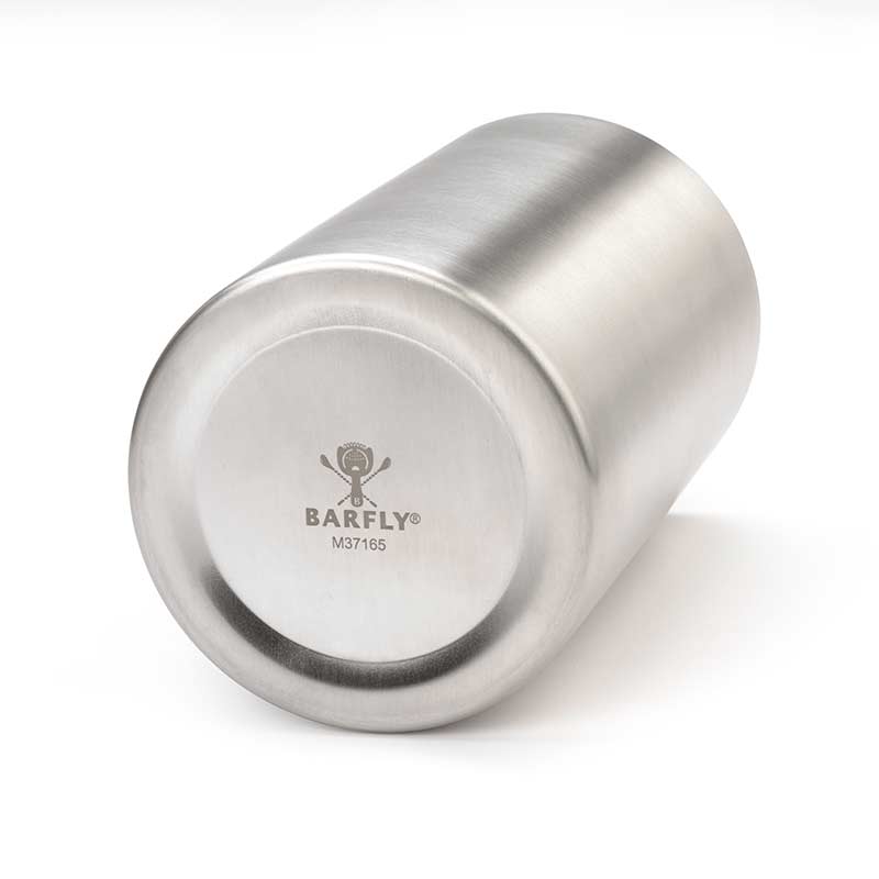 Barfly - M37165, 21 Oz Plain Stainless Steel Double Wall Mixing Tin, 21 Oz, Silver