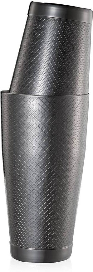Barfly - M37200BK, Stainless Steel Gun Metal Black Cocktail Shaker, 28 Oz & 18 Oz, Sold Individually