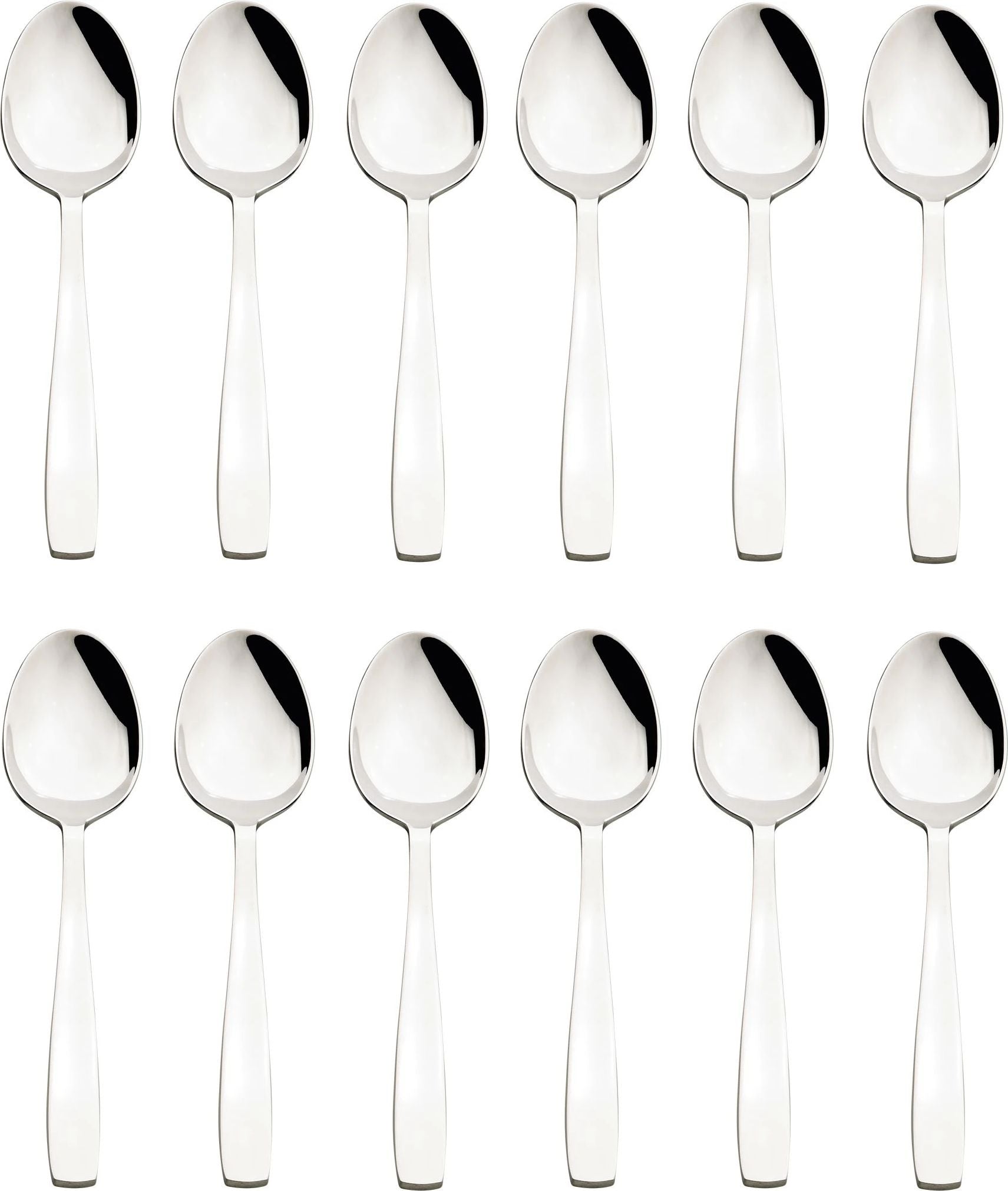 Browne - MODENA 8.1" Stainless Steel Table Spoon, Individual Unit, Silver