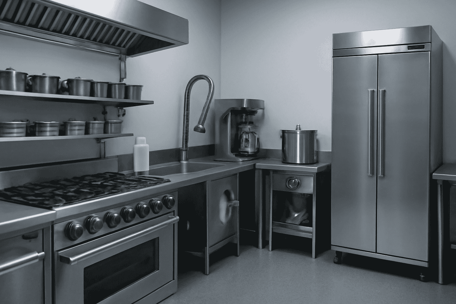 Kitchen equipments like Ovens, Ranges and Refrigeration equipments for Restaurants and Commercial Bars