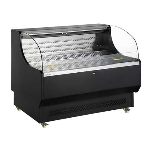 EFI CGOM-5242 52" Open Air Merchandiser - Wood exterior, LED lighting, 51.7"W x 34.1"D, cooled for freshness!