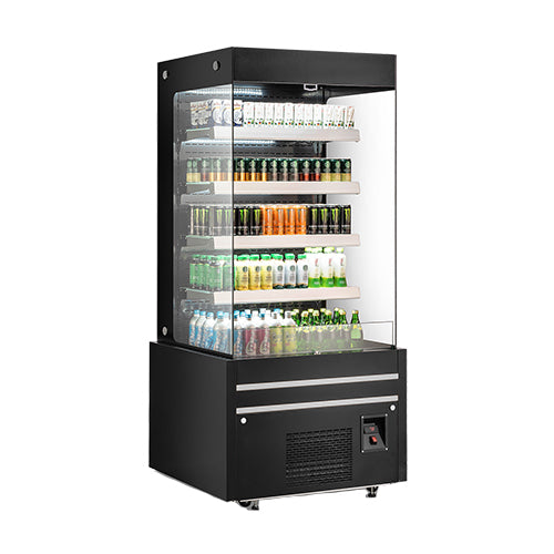 EFI CGOMB-3680 36" Vertical Merchandiser, Black, 17.6 cu. ft, LED Lighting, Adjustable Shelves, Digital Temp Control.