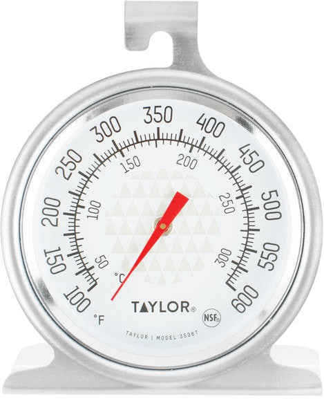 Taylor - 2.25" Oven Dial Thermometer, Precision baking tool, Compact design, Silver