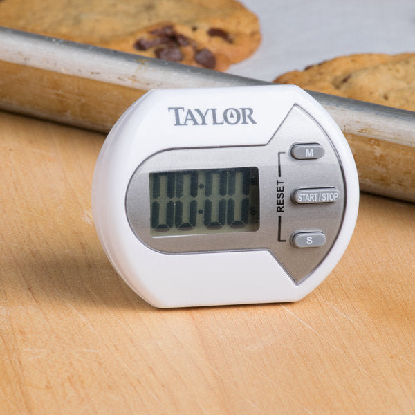 Taylor - Classic Branded Multi-Purpose Digital Timer - 5806, Electronic Timer, Compact Size, Black