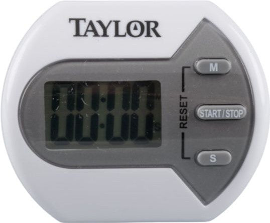 Taylor - Classic Branded Multi-Purpose Digital Timer - 5806, Electronic Timer, Compact Size, Black