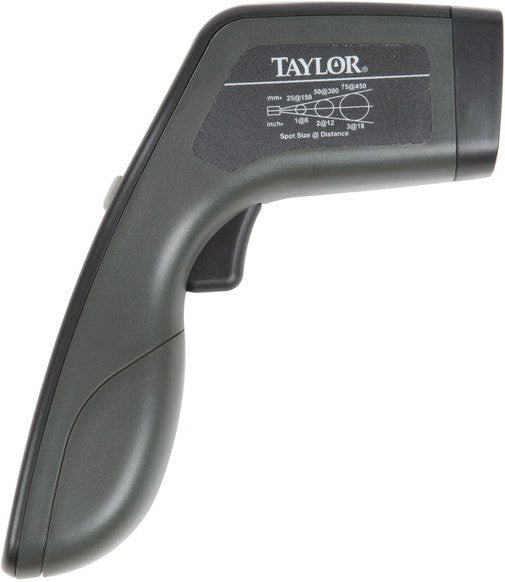 Taylor - Digital Laser Infrared Thermometer, Model 9523, Accurate Temperature Measurement, Compact Size, Black