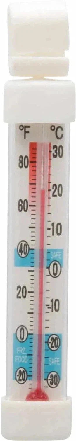 Taylor - 5926, Hanging Refrigerator/Freezer Thermometer, 5.5" x 2" x 1", Silver