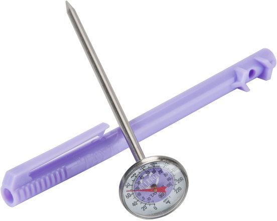 Taylor - 6092NPRBC, Purple Instant Read Pocket Thermometer, 6.3" x 1.4" x 1", Single Unit