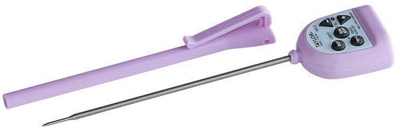 Taylor - 9878EPR, Waterproof Allergy Pocket Thermometer, Compact Size, Purple