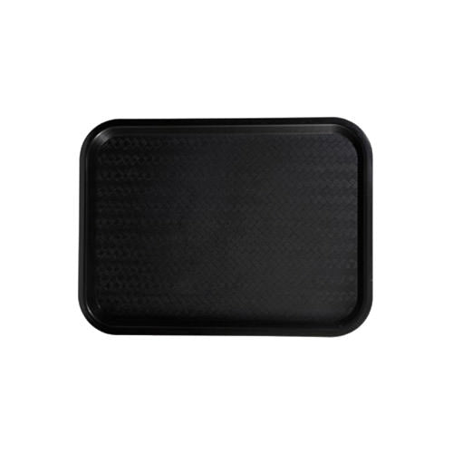 Winco FFT-1418K Black Standard Dining Food Tray