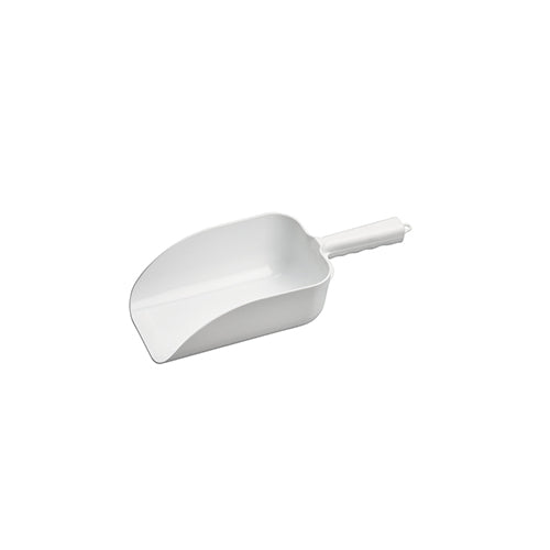 Winco PS-64 64 Oz White Polypropylene Ice Scoop