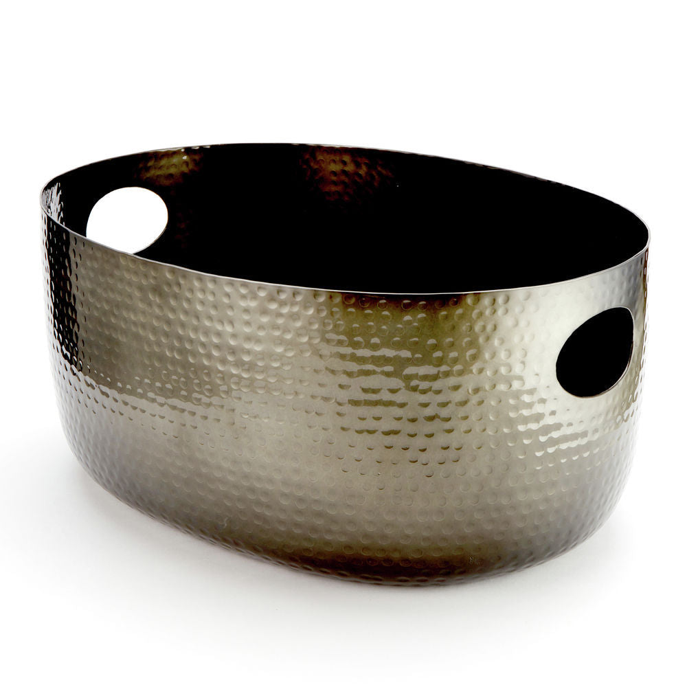 American Standard ATHB14 Beverage Tub, Hammered Aluminum, Black, 16-1/4 Qt, 19"L x 14"W x 8-1/4"H