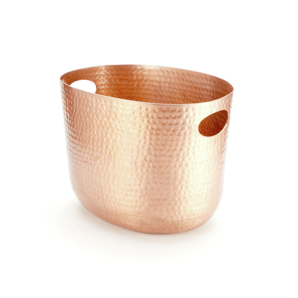American Standard ATHC9 Beverage Tub, 7-3/4 Qt, Hammered Copper, Oval, Hand-Wash Only, 12-1/4"L x 9"W x 8-3/4"H