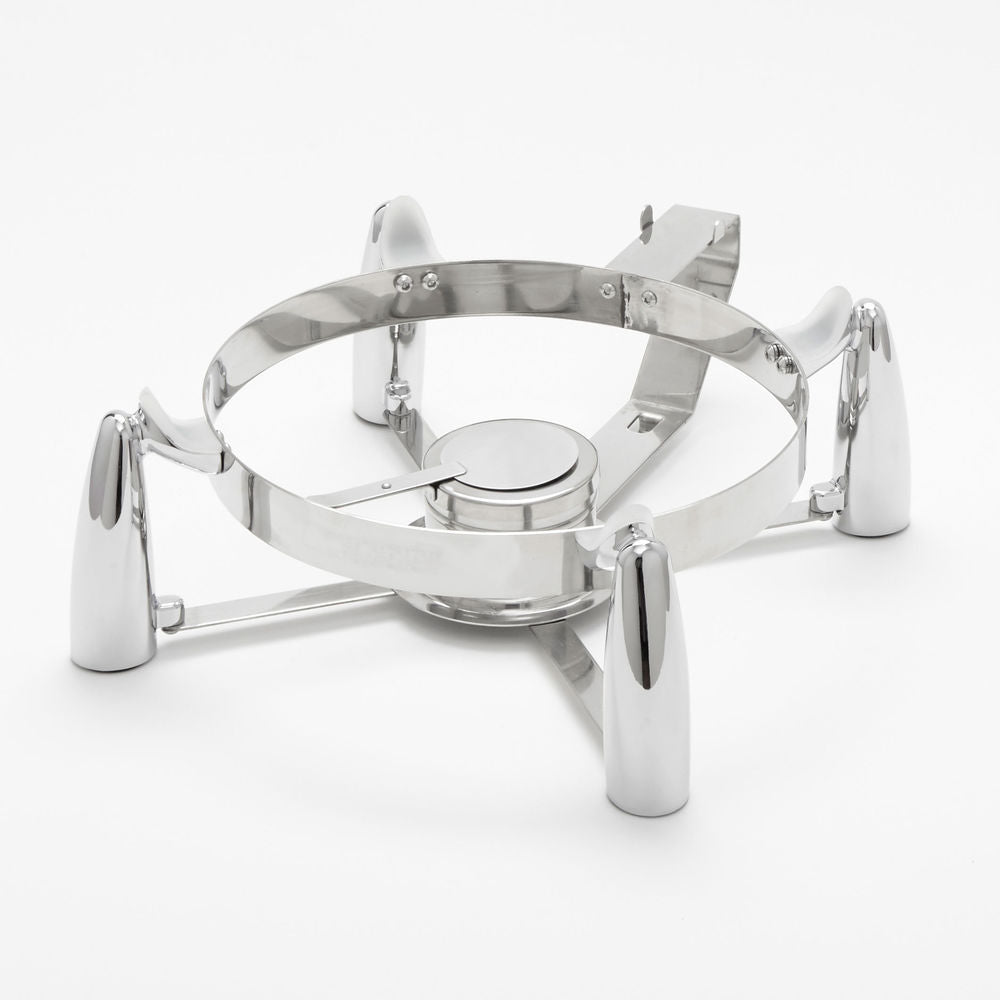 American Standard REVLRD20BASE Round Chafer Base, Stainless Steel, 14-1/2"L x 17"W x 5-3/4"H, with fuel holder