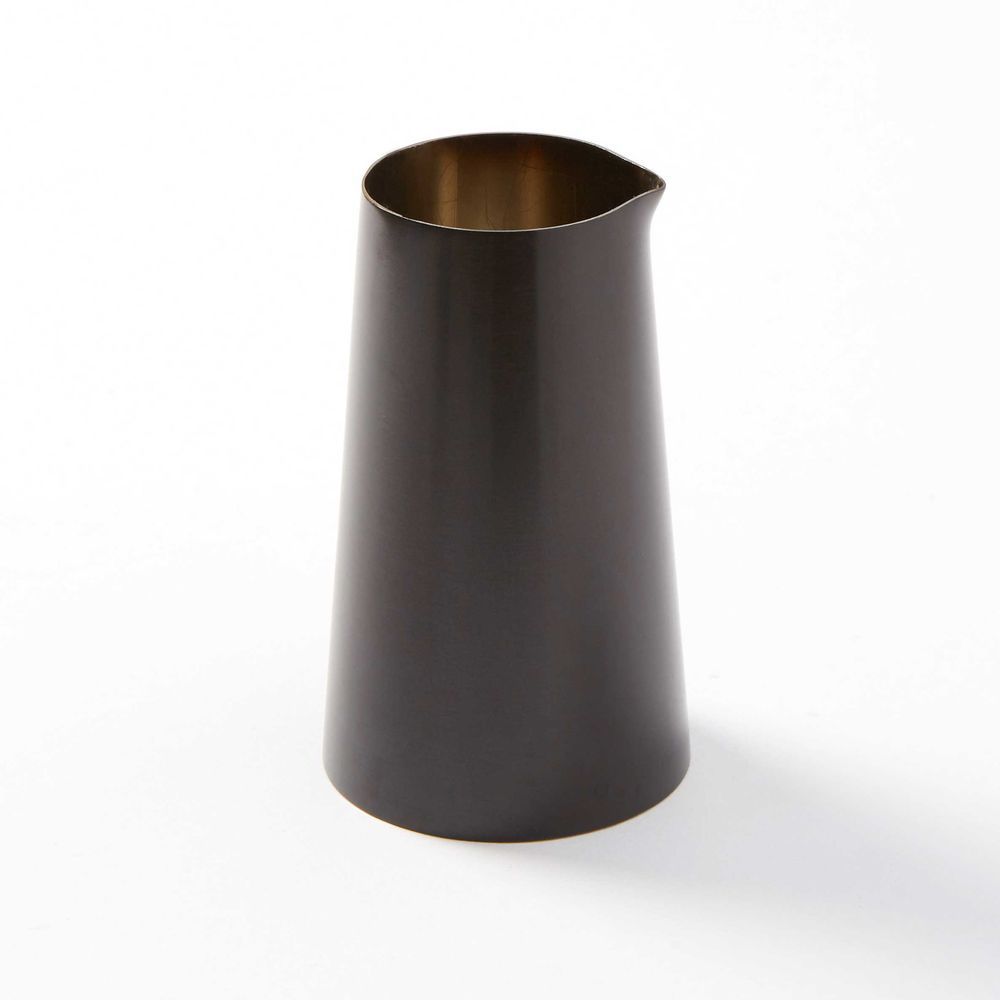 American Standard SCMB4 Evolution Creamer, 4.5 oz, 2" Dia x 3.5"H, Stainless Steel, Satin Black Finish