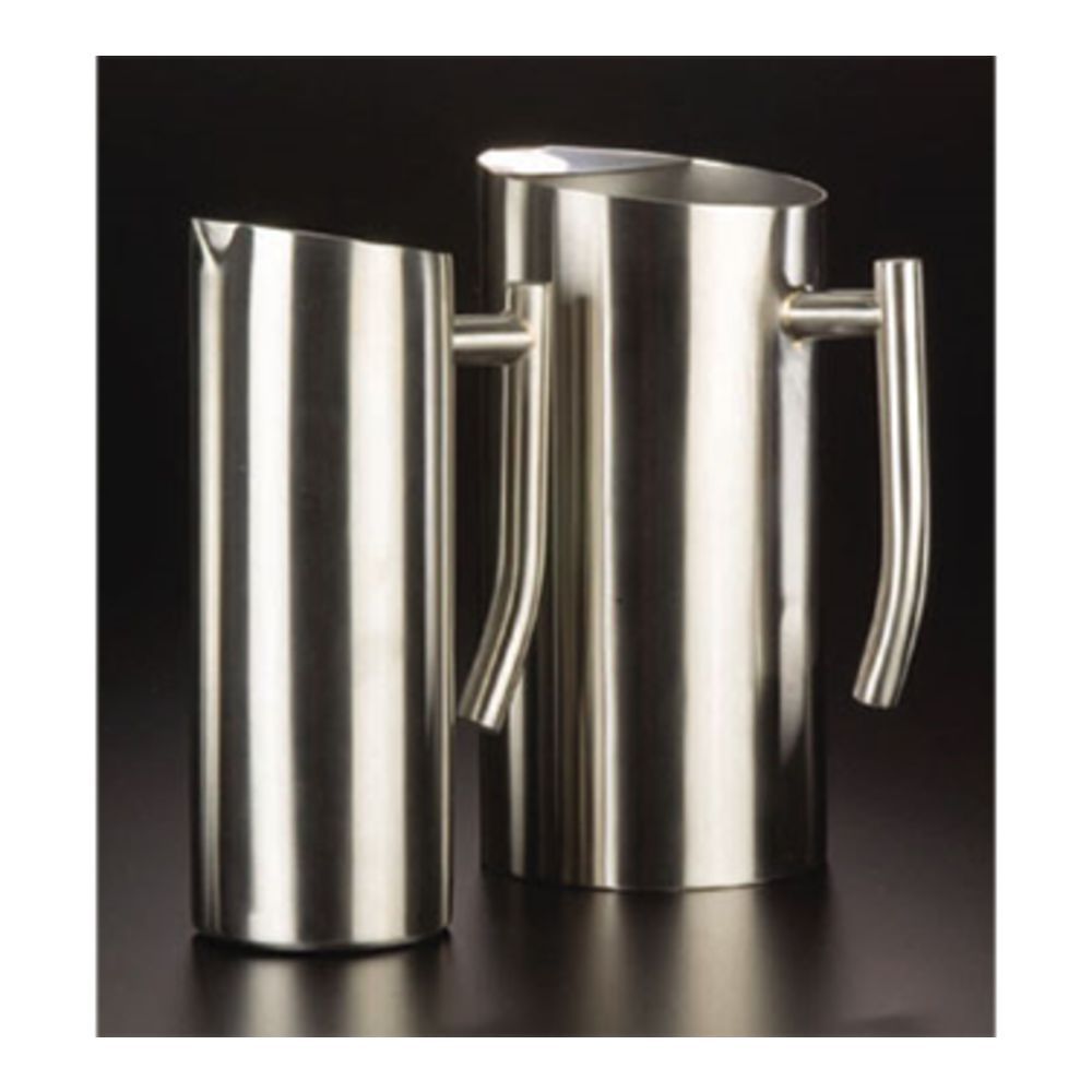 American Standard WPSF33 Water Pitcher, 33 Oz, Contemporary Stainless Steel, Satin Finish with Ice Guard