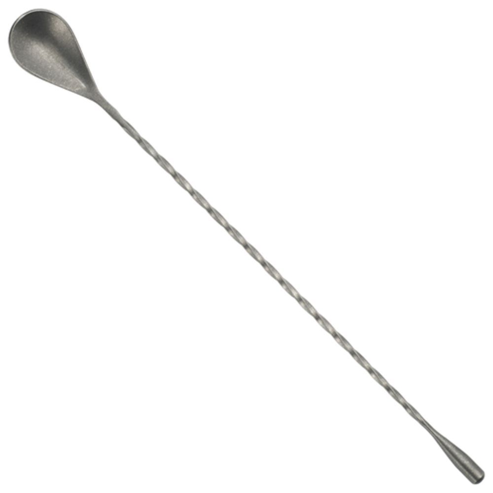 Winco BABS-12CS Bar Spoon, 12"L, Teardrop End, 18/8 Stainless Steel