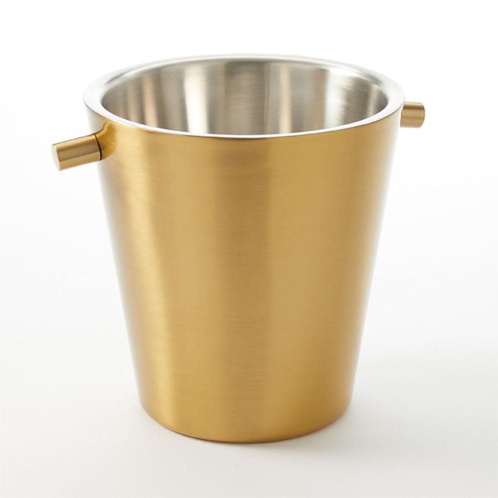 American Standard GDWC7 Champagne Bucket, 9.8" dia., 8.6"H, Gold Stainless Steel, Perfect for Celebrations!