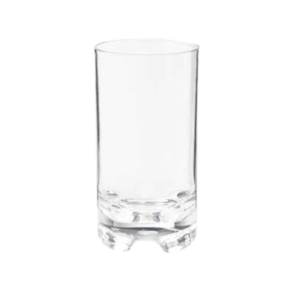 G.E.T. 14 Oz Clear SAN Roc N' Roll Beverage Glass - 2 Dozen