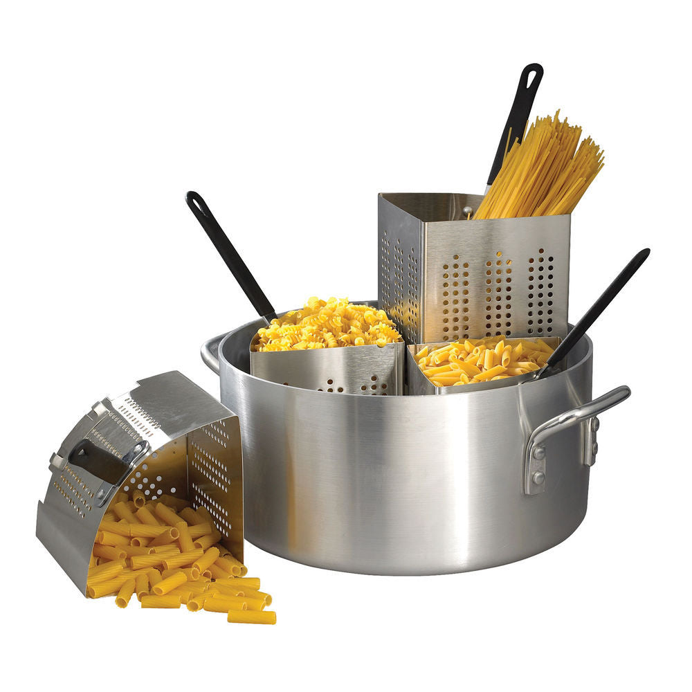 Winco APS-20 Pasta Cooker Pot, 20 qt, 14" x 7", Stainless Steel