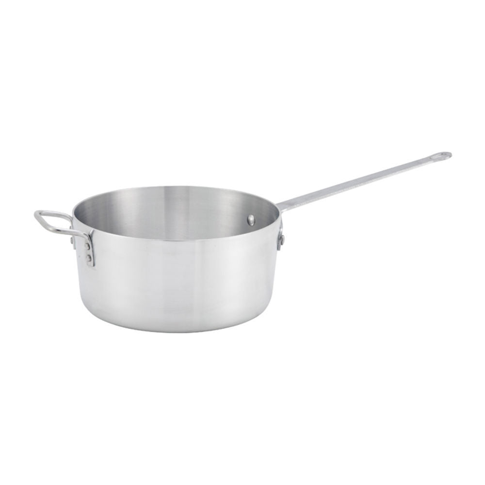 Winco ASP-7 Sauce Pan, 10-1/2" dia. x 5-1/4"H, Aluminum, Silver