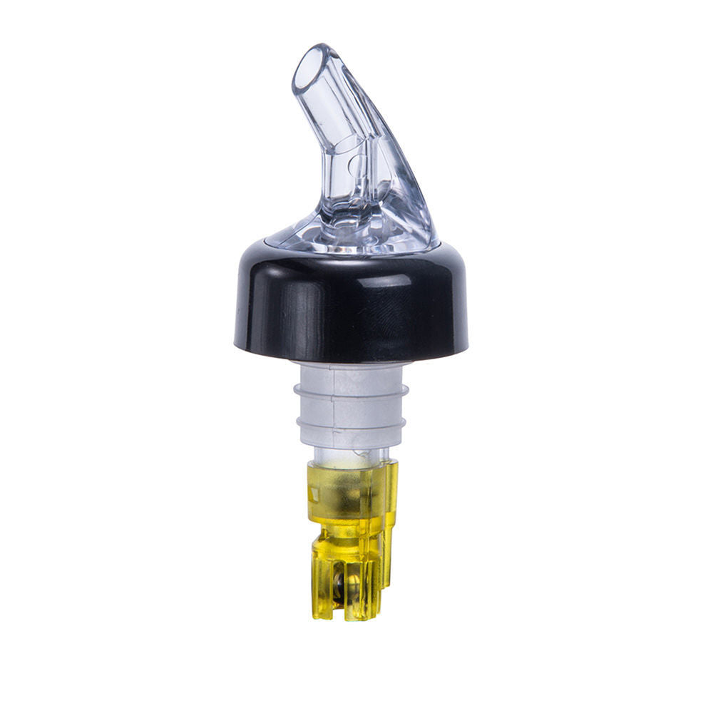 Winco PPA-150 Measuring Pourer 1-1/2 oz. - Black, Sold by Dozen