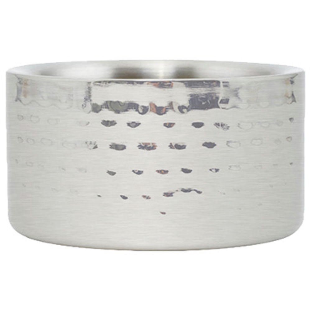 Winco DWCC-5H Round Wine Coaster, 4-5/8" dia. x 2-5/8"H, Silver