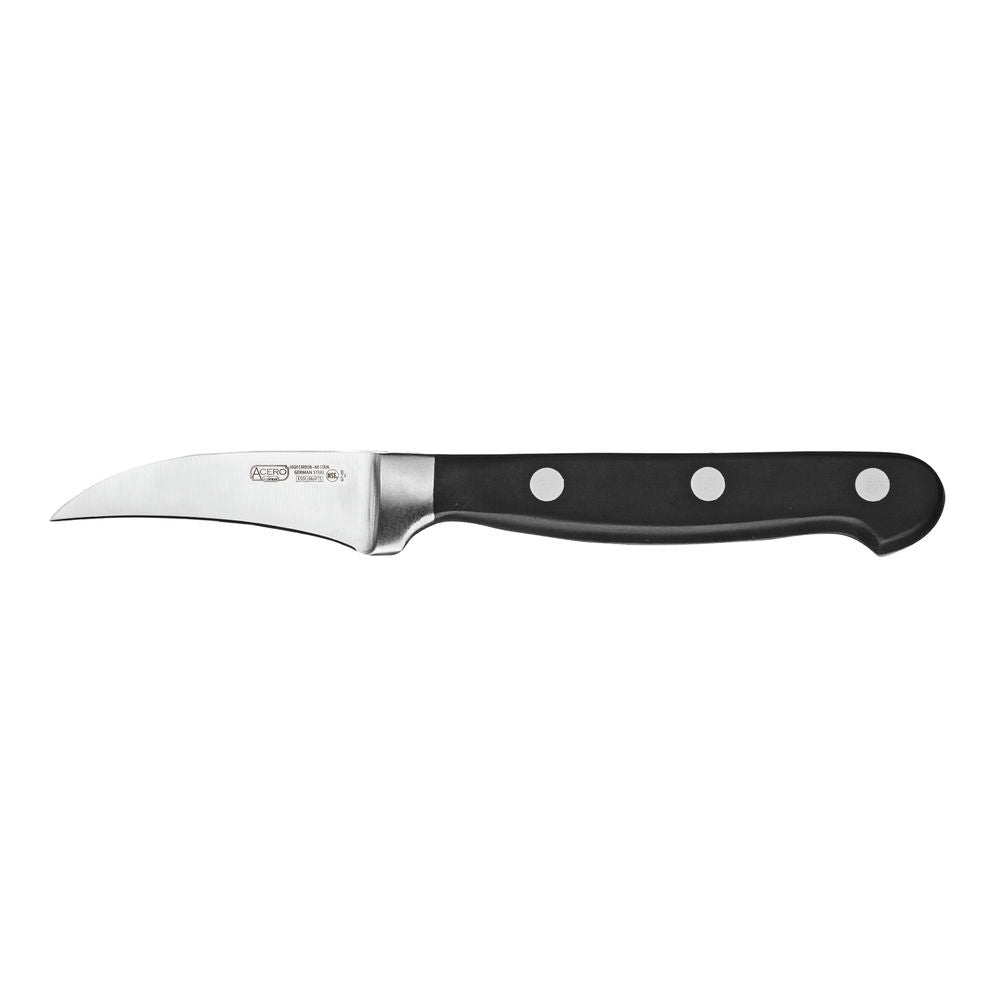 Winco KFP-30 Acero Peeling Knife, 2-3/4" Blade, Triple Riveted, Stainless Steel