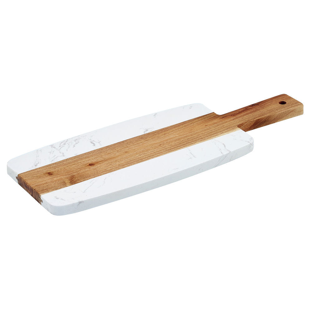Winco SBMW-117 Rectangular Serving Board, 11-1/4"L x 7"W, Natural Wood