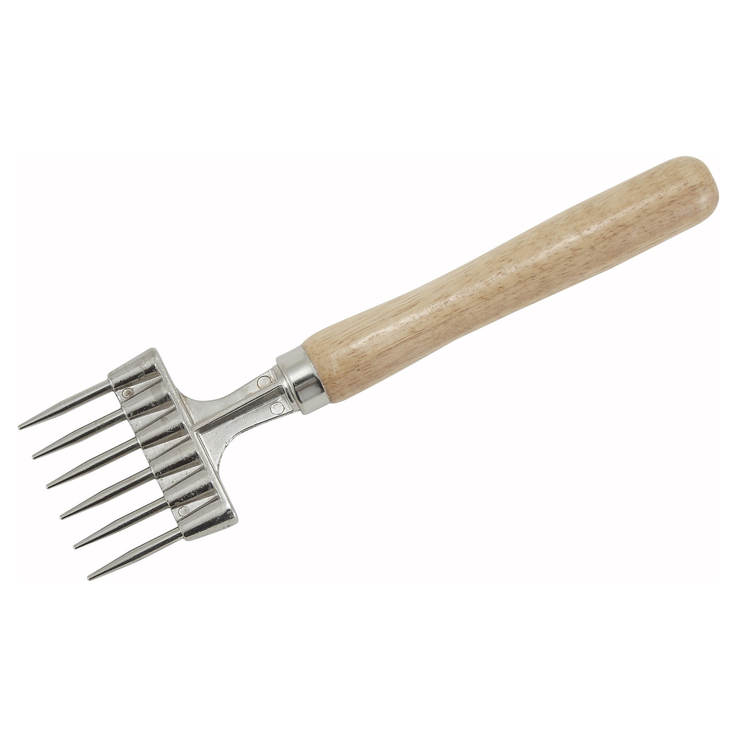 Ice Chipper w/Wooden Hdl, 6 Prong, Nickel Steel-Bar Accessories-Winco-ICH-9-KAF Bar Supplies