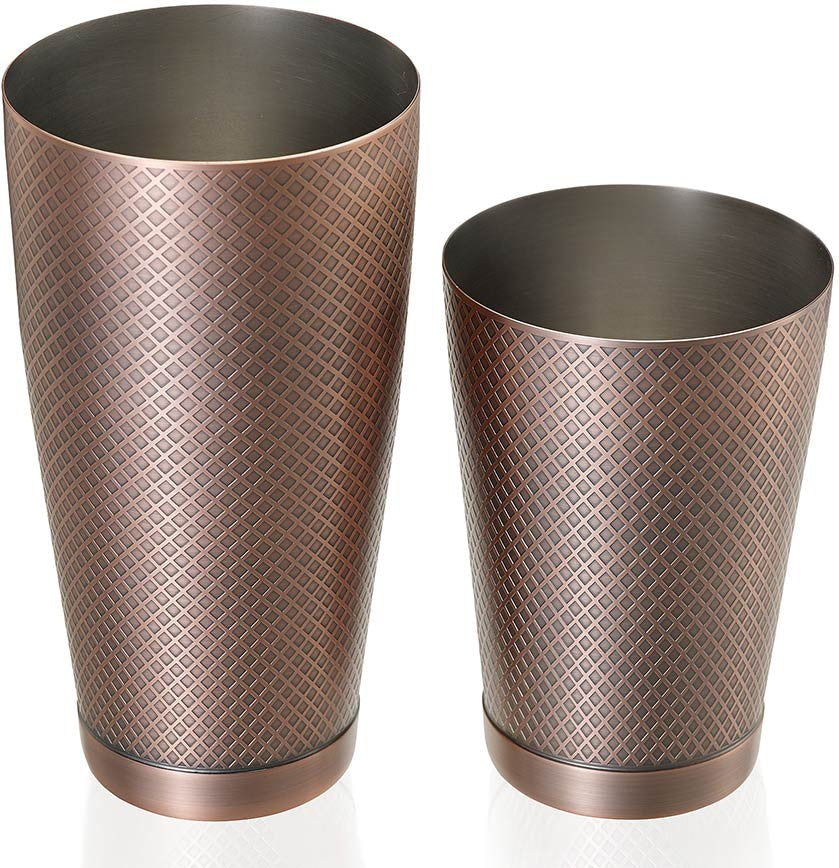 Barfly - M37200ACP, Antique Copper Cocktail Shaker, 28 Oz & 18 Oz, Dimension: N/A, Sold Individually