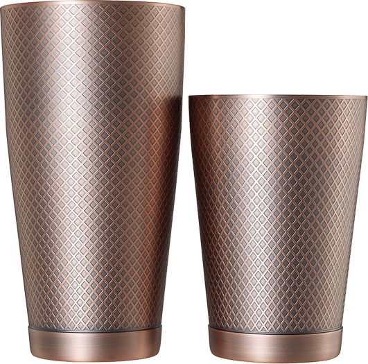Barfly - M37200ACP, Antique Copper Cocktail Shaker, 28 Oz & 18 Oz, Dimension: N/A, Sold Individually