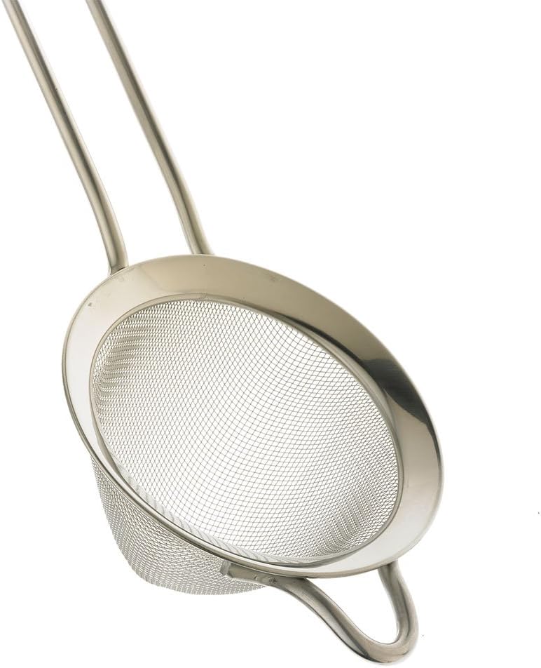Barfly - M37025, Stainless Steel Fine Mesh Strainer, 6" Diameter, Silver