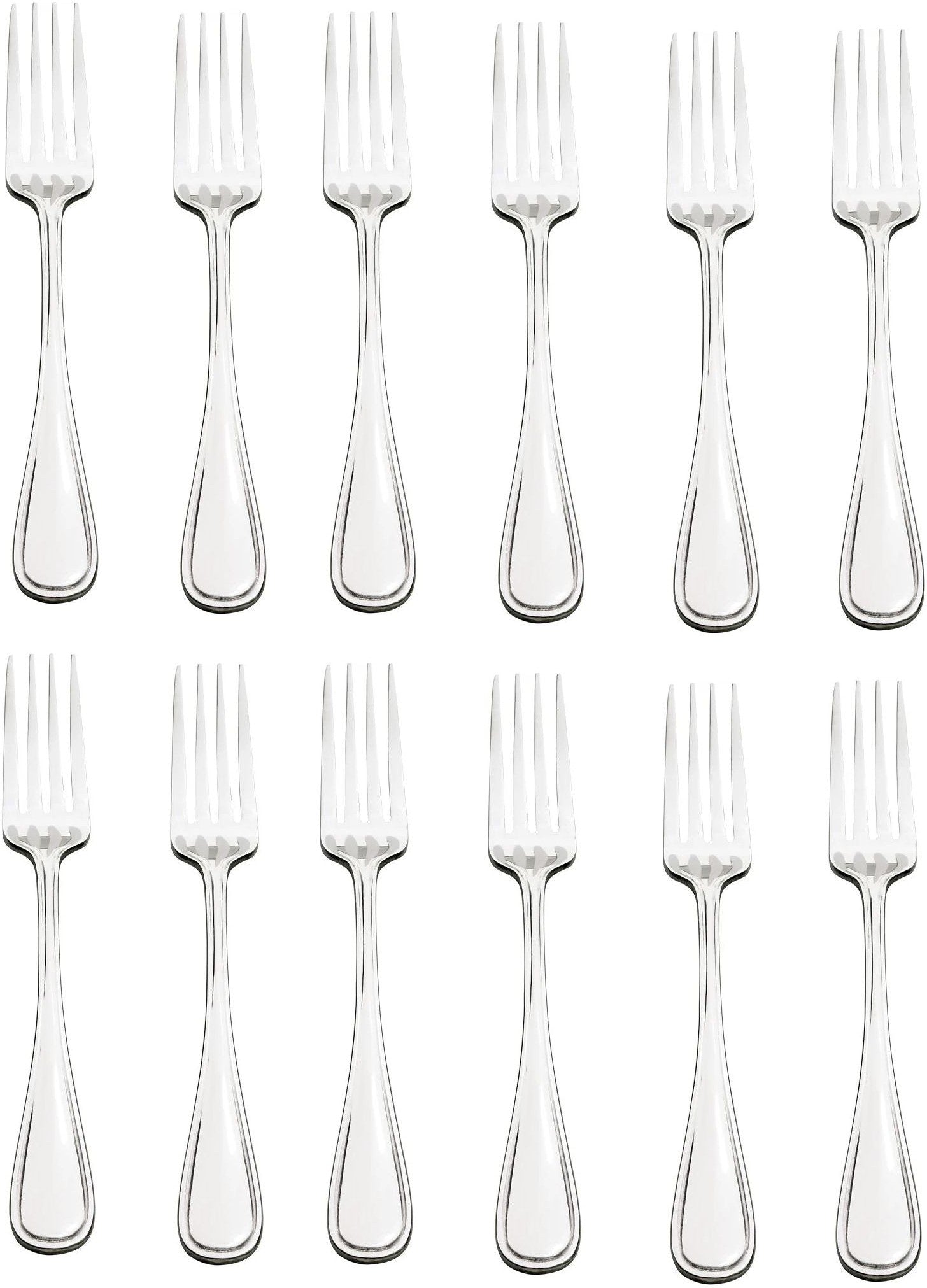 Browne - CELINE 6.5" Stainless Steel Salad Fork, Individual Unit, Silver