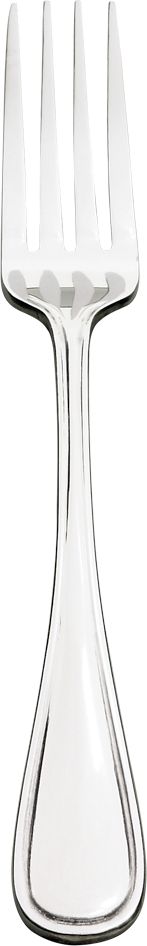 Browne - CELINE 8" Stainless Steel European Fork, 12 Pack, Durable, Silver