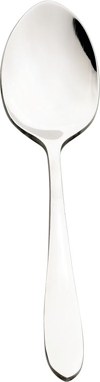 Browne - ECLIPSE 6.3" Stainless Steel Tea Spoon, 12 Pack, Durable, Silver