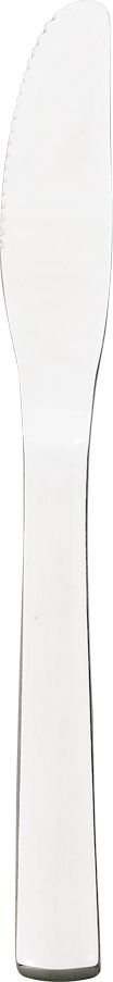 Browne - WIN2 8.5" Stainless Steel Serrated Dinner Knife, Pack of 12, Durable Design, Silver