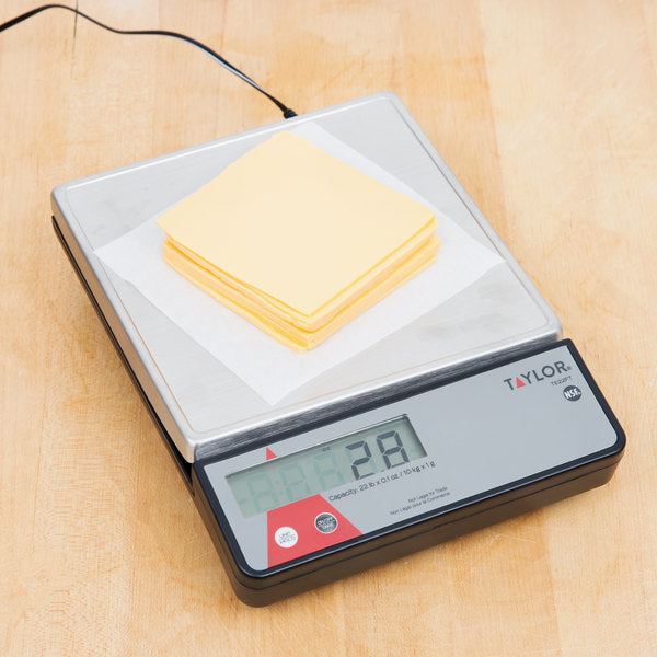 Taylor - TE22FT, Digital Portion Scale, 22 lb Capacity, Grey