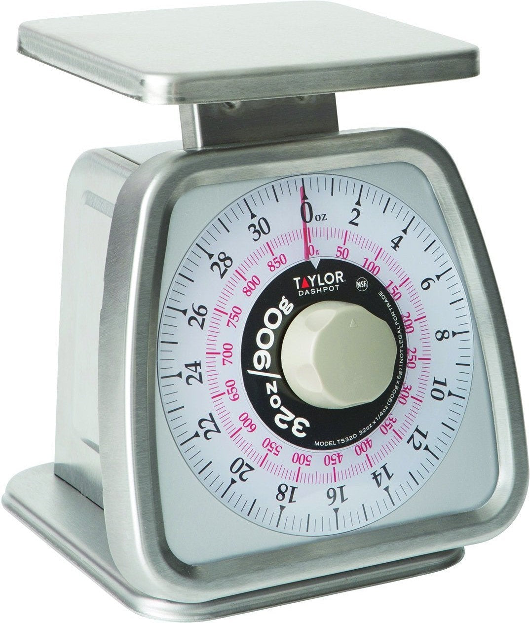 Taylor - TS32D, 32 Oz Receiving Scale With Rotating Dial, Compact Size, Blue