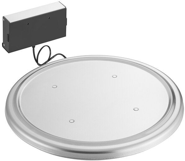 Taylor - 5265117, 440 lb Digital Stainless Steel Keg Scale, 16" Platform, Silver