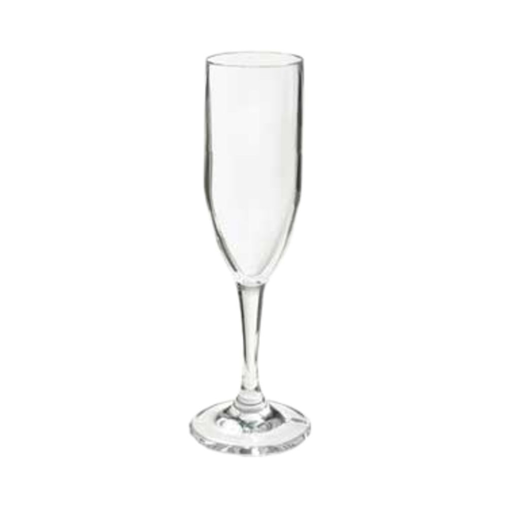 G.E.T. 6 Oz Clear SAN Champagne Glass - 2 Dozen
