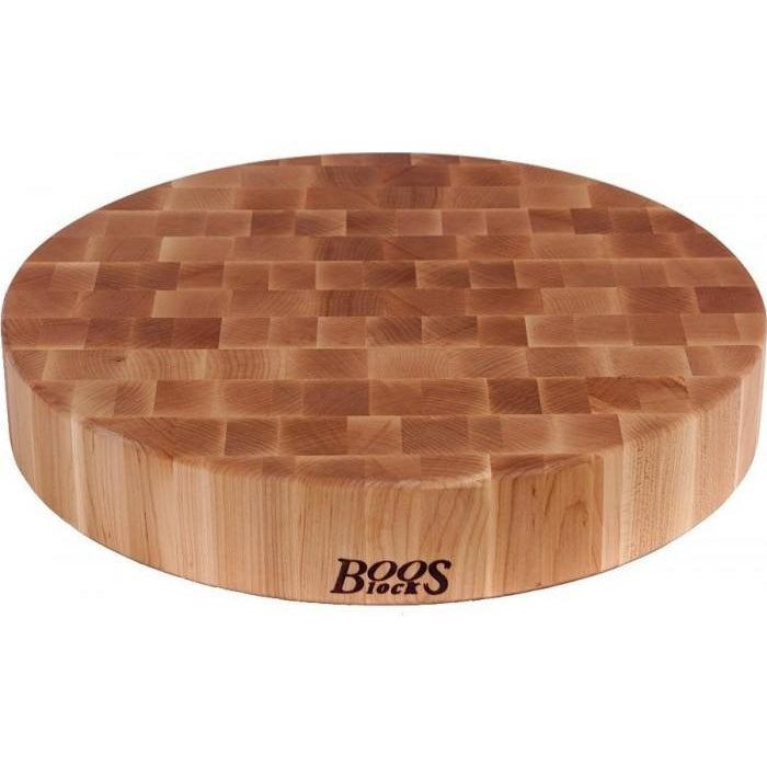 Chopping Block Collection Round Maple Cutting Board, 18" Diameter-Kitchen Supplies-John Boos-CCB183R-KAF Bar Supplies