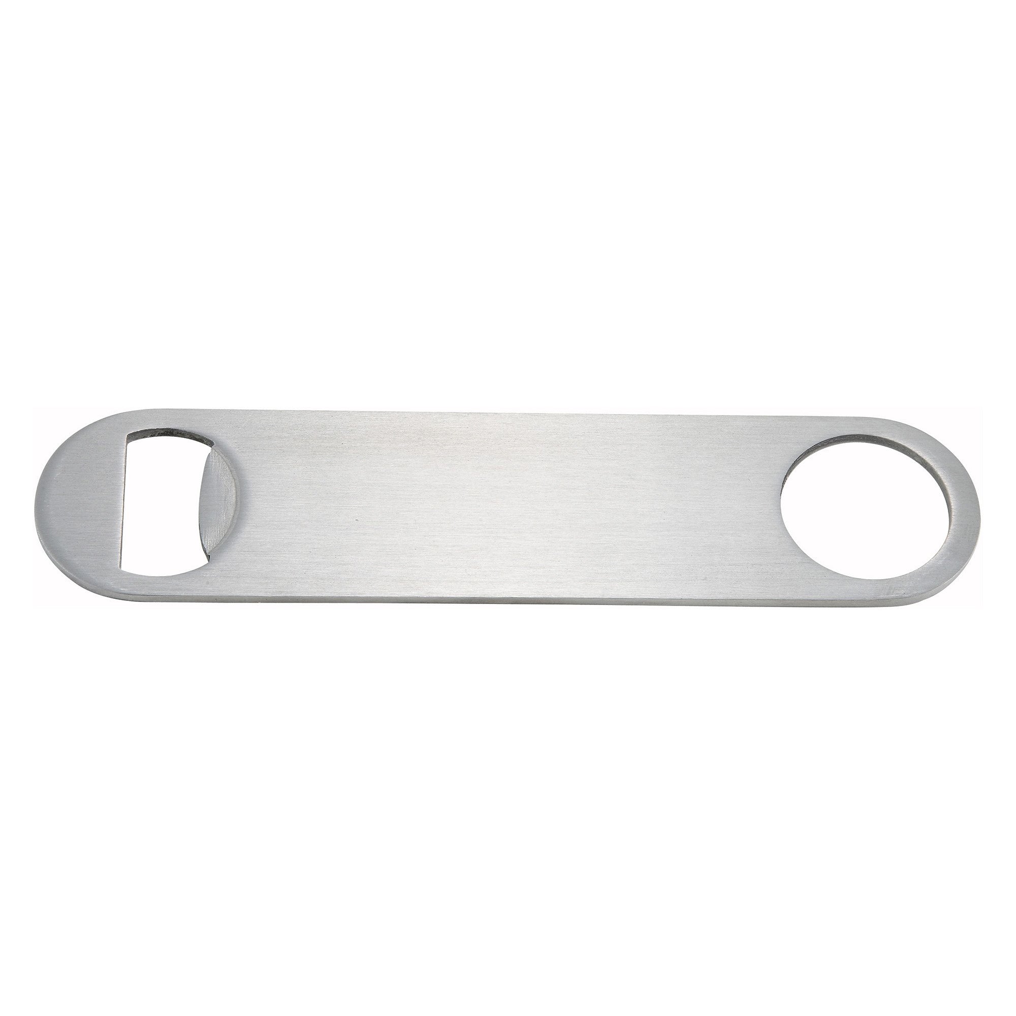 Flat Bottle Opener, No Coating, S/S-Bar Accessories-Winco-CO-301-KAF Bar Supplies