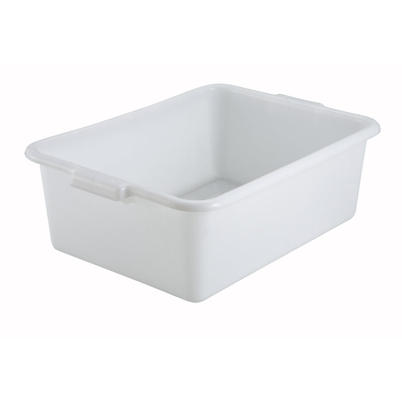 7" Dish Box, Standard Weight, White-Cleaning Supplies-Winco-PL-7W-KAF Bar Supplies